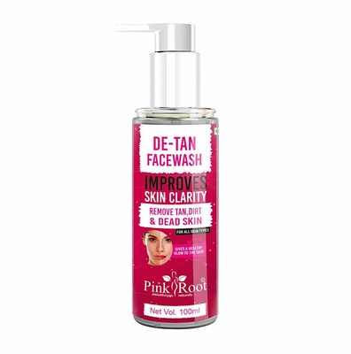 Pink Root De Bräunung Gesichtsreinigung Für Alle Hauttypen Herren und Damen Pack