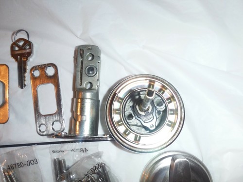 Kwikset Tustin Keyed Entry Lever Satin Nickel Combo 991TNL 15 SMT CP K4 - Picture 8 of 8