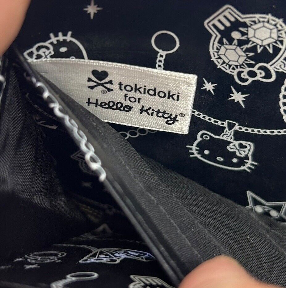 Tokidoki X Hello Kitty Black Diamonds Zip Around Wallet Bag Tokidoki X Hello Kitty Black Diamonds Zip Around Wallet Bag