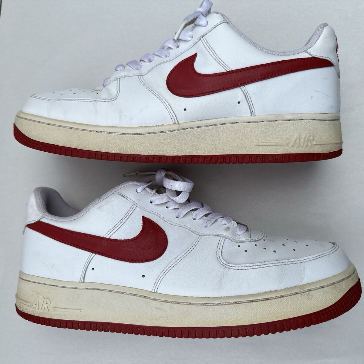 2008 NIKE Air Force 1 Low '07 White Varsity Red 315122-163 2008 NIKE Air Force 1 Low '07 White Varsity Red 315122-163