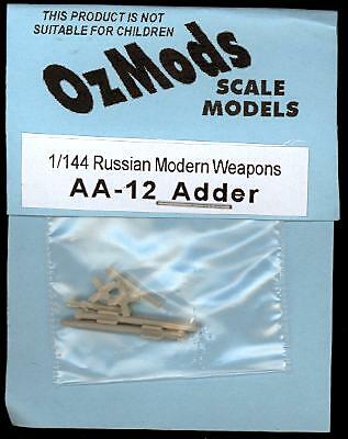 OzMods Models 1/144 Russian AA-12 ADDER MISSILES Resin Set
