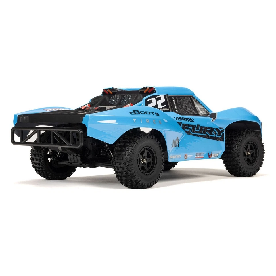 Arrma 3221T2B 1:10 FURY 2WD RTR Brushed Short Course Truck blau - ohne Akku/Lade - Bild 3 von 4