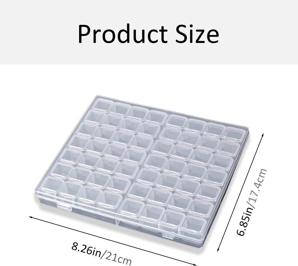 Fächer Kunststoff Dosen, Einstellbar Aufbewahrungsboxen Plastik Sortimentsboxen - Bild 2 von 4