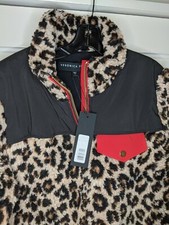 sz Large NWT VERONICA BEARD Kylan Sherpa Bomber Pullover Fleece Jacket womens