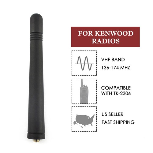 Wymienna antena 136-174MHz z pasmem VHF do radia Kenwood TK2306 TK2207 - Zdjęcie 4 z 8