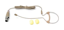 Beige Single Headset Mic for AKG/Samson Wireless Systems w/ Mini XLR 3Pin