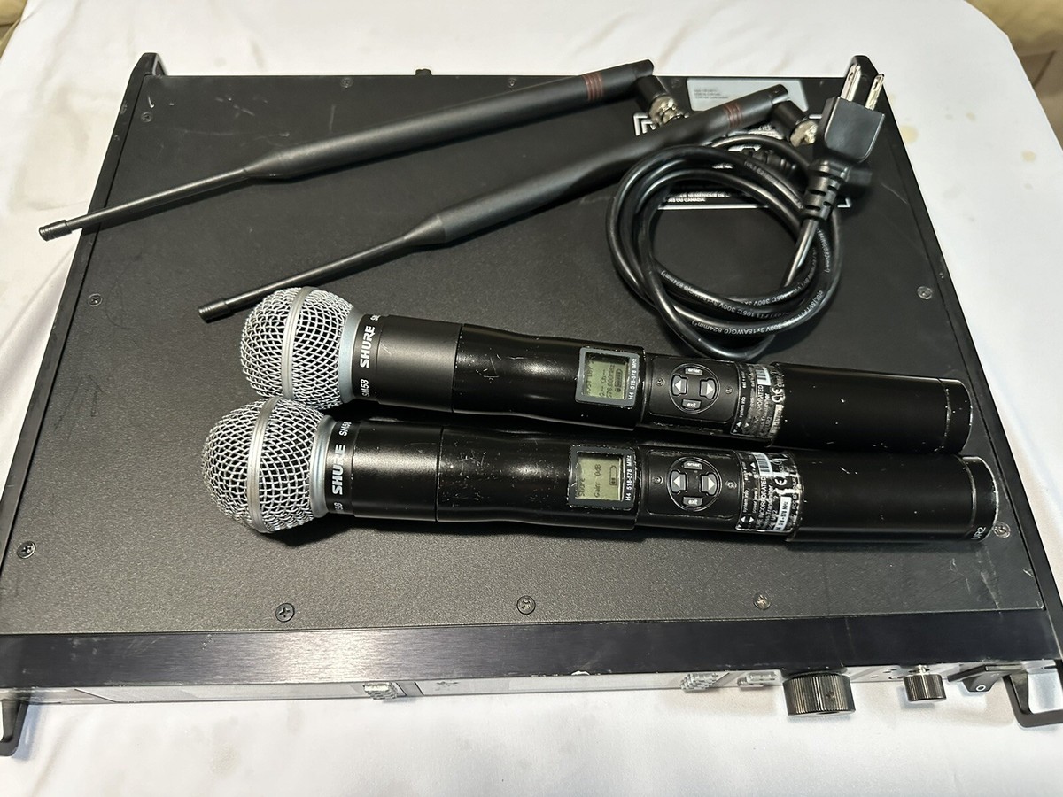Shure Wireless Ur H4 518-578mhz Dual Sm58 | eBay