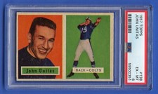 1957 JOHNNY UNITAS ROOKIE PSA 6 EX-MT TOPPS HOF BALTIMORE COLTS SHARP #138 RZC 