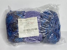 Lot Of 3 Lion Brand Homespun Yarn Mills End 531 Blue Purple New