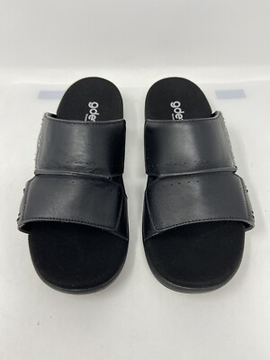 Gravity Defyer GDefy Eltal Leather Slip On Slides TB8170L  display picture 3