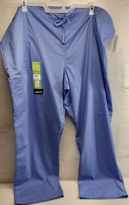 Scrubstar Womens Premium Drawstring Jogger Yoga Scrub pants Size 3XL Blue NEW