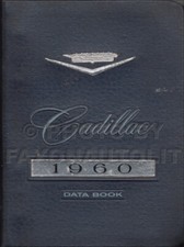 1960 Cadillac Data Book Original OEM Showroom Album Facts for all models