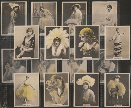 B.A.T. (BATTLE AX CIGS)-FULL SET- FAMOUS BEAUTIES 1916 (100 CARDS) ALL SCANNED - Picture 18 of 22