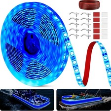Marine LED Strip Lights Pontoon Boat Lights Boat LED Strip Light 12V Waterpro...