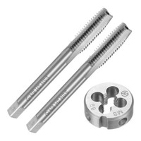 3-Teiliges Gewindebohrer- Und Schneideisen-Set, Metrisch M8 X 1,25 Zur Reparatur