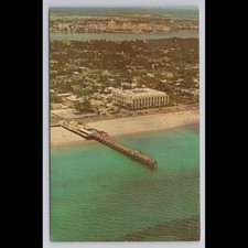 Vintage Palm Beach Florida Postcard 1963 Posted Scenic View Historic Rivers