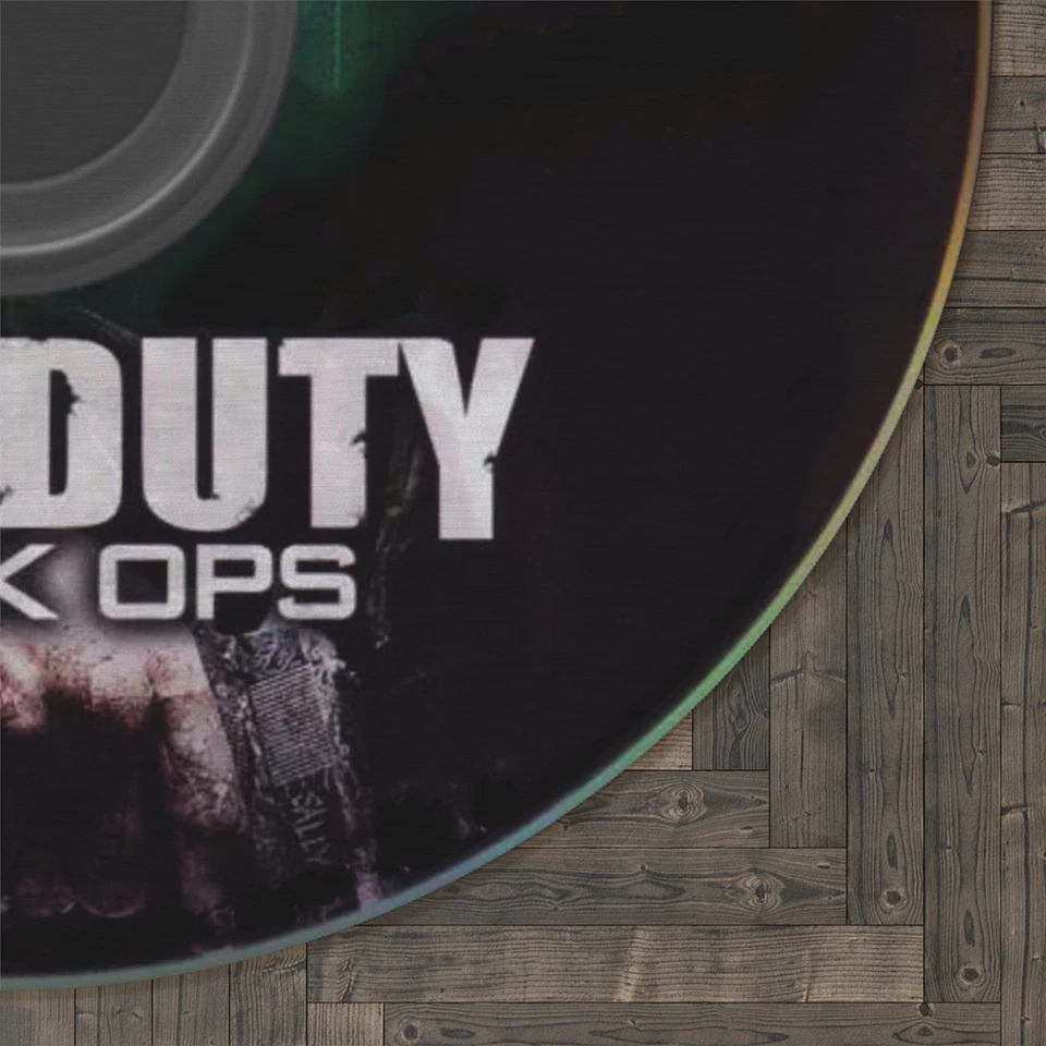 Black Ops Gaming Rug | Call of Duty Fan Gift | Video Game Decor | Game disc - Image 2 of 4