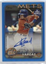 2024 Topps Pro Debut Blue Foil Auto 117/150 Marco Vargas #PD-158 Auto 1yj