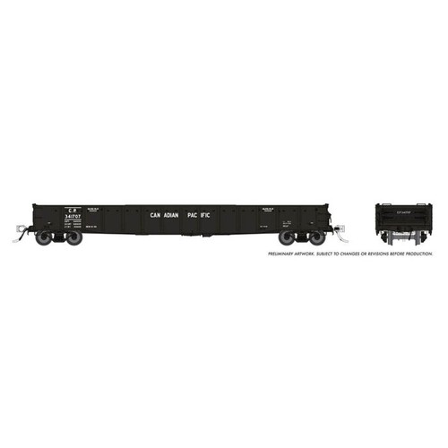 Góndola Rapido Trains 050051 HO Canadian Pacific 52'6" (paquete de 6) | Zustand: New