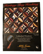 M.C.G. Textiles Karen Cunagin 2003 Cathedral Windows Heritage Rug Kit Open Box