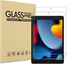 2 Pack Screen Protector for Ipad 9Th 8Th 7Th Generation 10.2 Inch 2021/2020/201