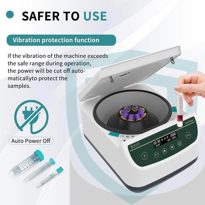 PRP PRF 2ml-5ml/10ml/15mlx8 Speed 500-4000rpm 1967xg RCF Lab Centrifuge Machine