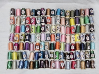 California Thread & Supply CTS Polyester Embroidery Thread Lot 119 Spools 1000m