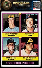1976 Topps #593 (Larry Anderson / Ken Crosby / Mark Littell / Butch Metzger) RC