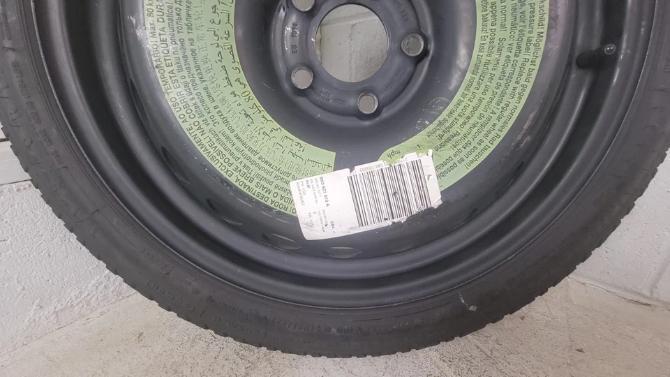 AUDI A5 S5 2009-2016 OEM NEUMÁTICO DE REPUESTO DE EMERGENCIA DONUT COMPACTO T125/70R19 Foto 4 de 4