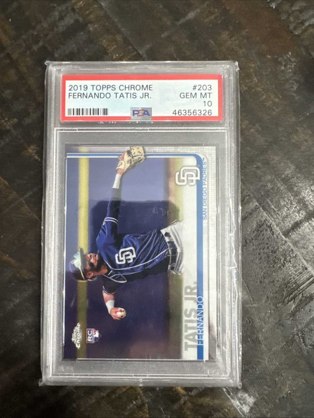 2019 Topps Chrome Fernando Tatis Jr. Rookie PSA 10
