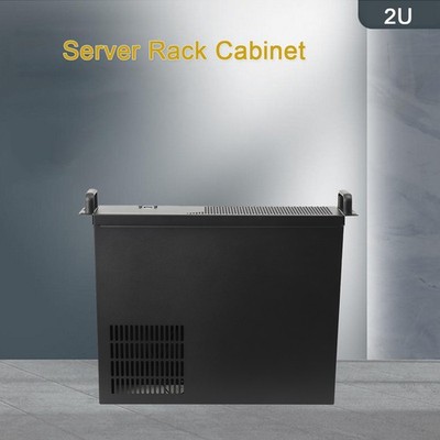 2U Rack Mount Industrial Server/Computer Case 3 3.5'' HDD Drive Bays PC&80mm Fan