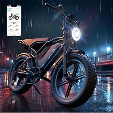 Electric Bike for Adults 1500W Peak 60 Miles 48V 15Ah Removable Battery 7-Speed