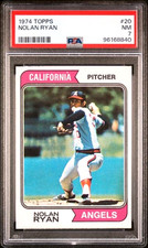 1974 Topps #20 NOLAN RYAN HOF California Angels PSA 7 NM HIGH END!