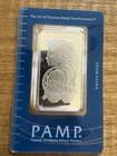 PAMP Suisse 1 0z Silver Bar Lady FORTUNA.999 Fine Sealed