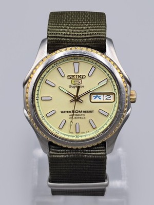 Seiko 5 Superior 1998 Automatic 7S36-0090 23 Jewels Japan Men's