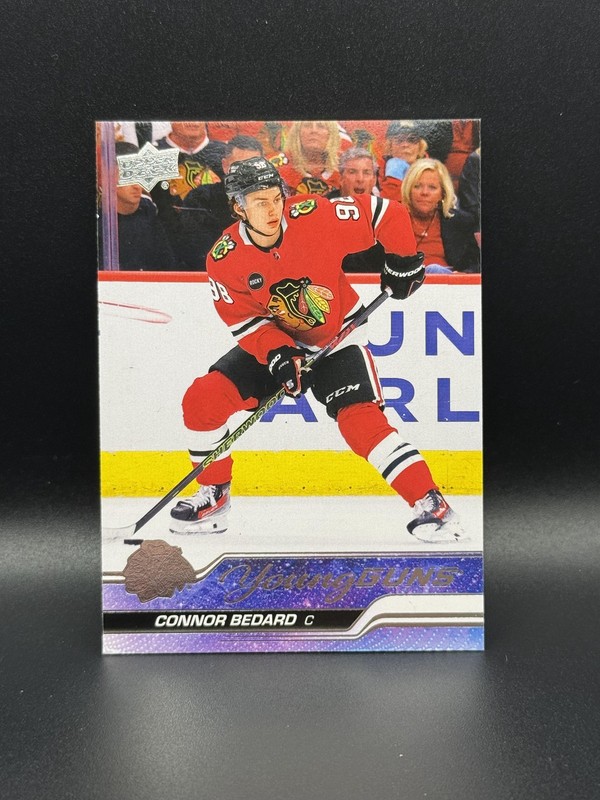 #451 Connor Bedard 2023-24 Upper Deck RC Rookie Chicago Blackhawks sports