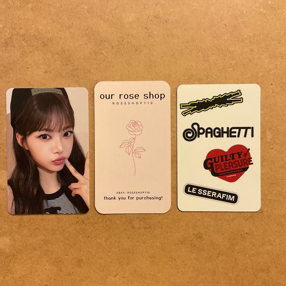 LE SSERAFIM Spaghetti 1st Single Album hello82 Popup Official