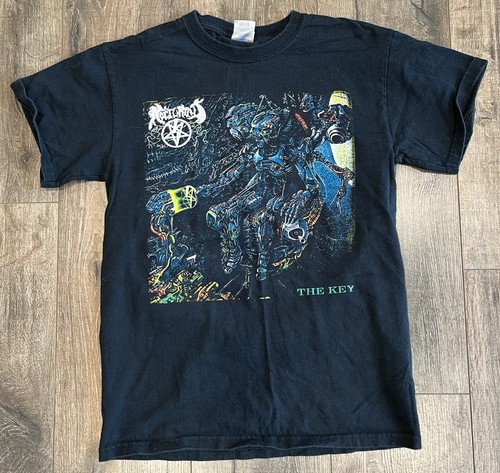 Vintage Y2K 00s Nocturnus The Key Album Band Concert Tour Small Metal Shirt - Picture 1 of 5