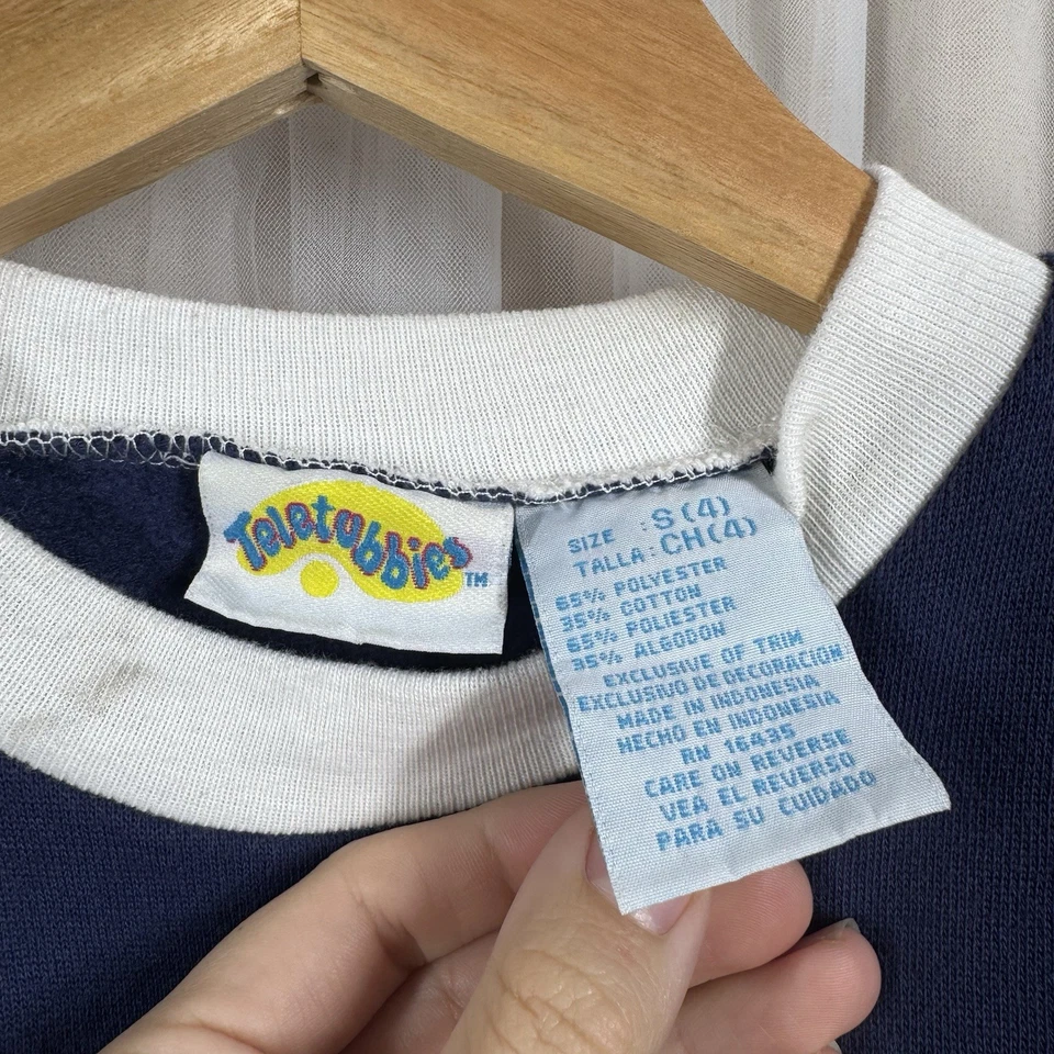 Sudadera Vintage Niños Teletubbies Cuello Redondo Talla Pequeña Foto 4 de 4