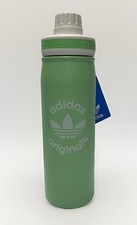 Adidas original 600 ml 20 oz. Metal Water Bottle Hot/Cold Double Wall, Mint
