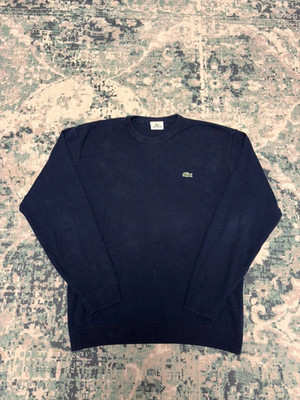 Lacoste Sport Knit Sweater | Navy | Size 6 (L) | Vintage | Pashastyle