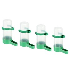 PATIKIL Automatic Pigeon Feeder, 4 Pack Bird Cage Waterer Hanging Drinker Medium