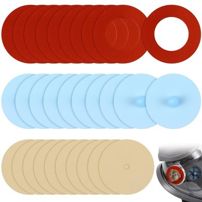 30 Pcs Half & Full Respirator Parts with 6000 Series Inhalation Valve 6893, P...