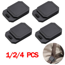 1/2/4 Auto Seat Belt Clips, Vehicle Shoulder Neck Protector Strap Positioner NEW