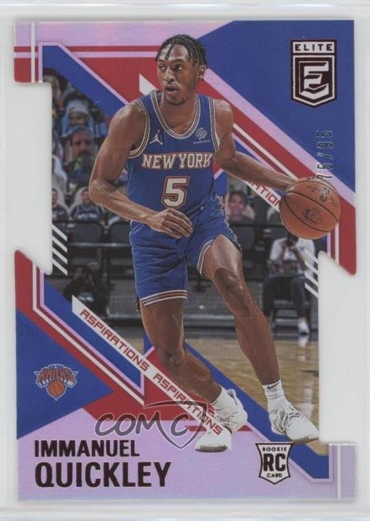2020-21 Donruss Elite Rookies Aspirations 75/95 Immanuel Quickley #123 0o6m