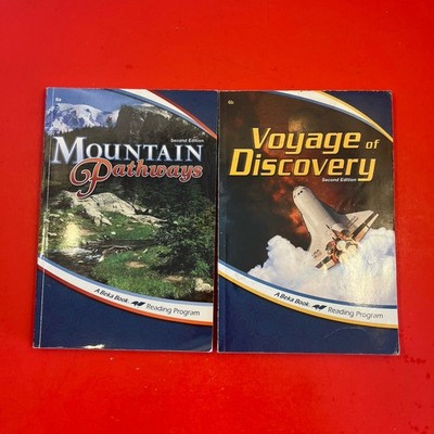 Lot 2 A Beka Books Abeka 6th Grade Readers Mountain Pathways Voyage Of Discovery