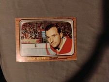 1966-67 Topps Dick Duff #71 Montreal Canadians Vintage Hockey Card Ex