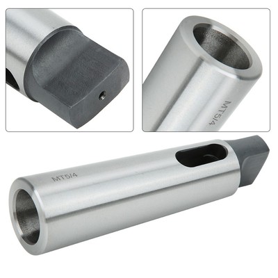 Taper Reducing Adapter Drill Sleeve Silver High Hardness Wear Resistance MT5 To