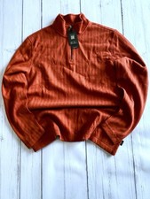 Image of ted baker dark orange famblin polo top size 4
