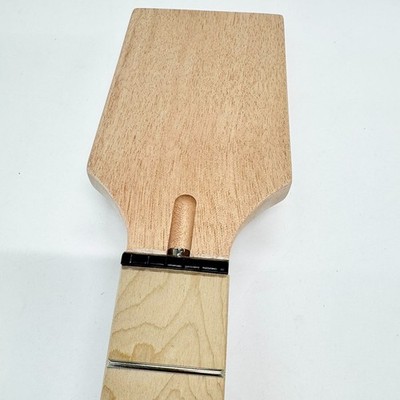 25.5'' 22 Fret Paddle Headstock  Mahogany Electric Guitar Neck, Maple Fretboard w